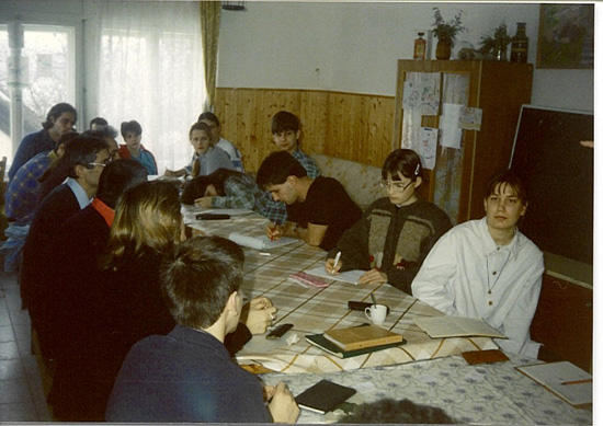 K�rnyezetv�delmi tr�ningek a BOCS Alap�tv�ny szervez�s�ben - Tihany 1997